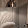 Large Arc Floor Lamp - Silver Image 2