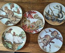 John Francis - The Forest Year - 5 Porcelain Collection Plates