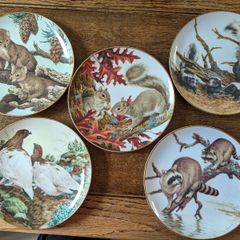 John Francis - The Forest Year - 5 Porcelain Collection Plates