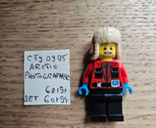 lego cty0905 arctic photographer, set 60191, 60194