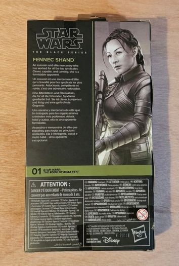 Star Wars Fennec Shand 6" Scale Black Series New & Unopened