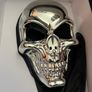 Skull mask gold chrome Image 3