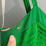 KAREN MILLEN Kelly green 100% Silk ruffle hem midi Sz 8UK - Rrp 209 (New) Image 8