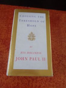 Crossing the Threshold of Hope by Pope John Paul 11 for Sale