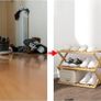 3 Tier Bamboo Shoe Rack,Portable Folding Shoe Storage Rack,Without Installation Small Shoe Rack Perfect for Corridors, Bedrooms and Small Spaces (3 Tier) Image 6