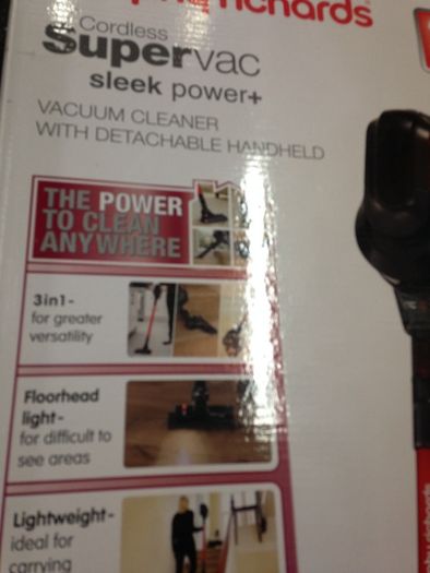 Cordless Vacuum Cleaner Run Time up to 40 Mins