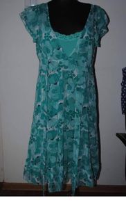 S.Oliver floral white green midi dress size UK12 EU40 Perfect condition Postage included