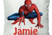 spiderman cushion cover with chosen name
