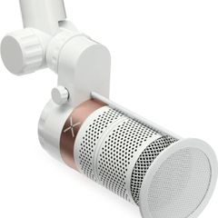 TC Helicon GoXLR MIC-WH Dynamic Broadcast Microphone with Integrated Pop Filter