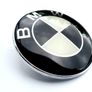 BMW Black / White Emblem Badge Front Bonnet Logo 1 3 5 6 7 x z m class 82 Image 3