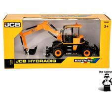 BRITAINS JCB Hydradig 1:32 Brand New Sealed Authentic 1:32 scale model replica.Constructed from die cast metal and plastic.Compatible with most 1:32 scale Britains models.Suitable for indoor and outdoor play.