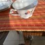 Rare Antique porcelain 1930s sorau teacup and 2 saucers Image 2