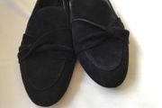 M&amp;S Size 8 Wide Fit Black Suede Leather Ladies Shoes
