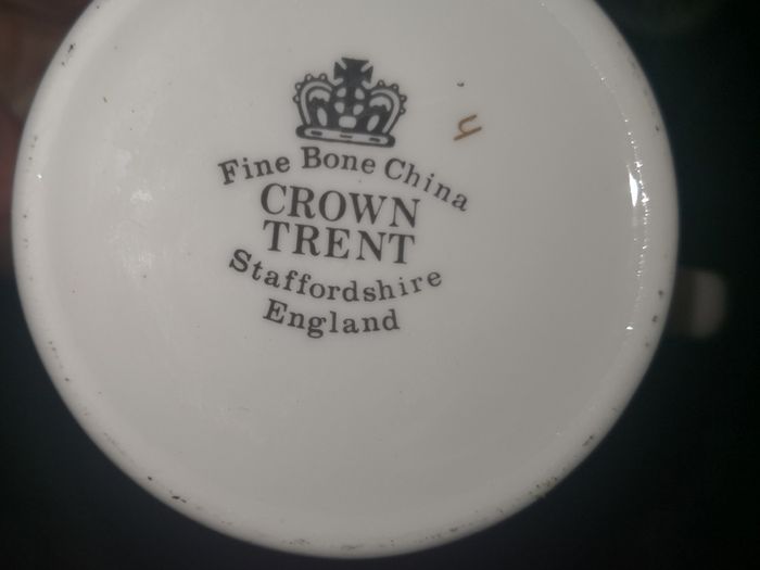 6 Crown Tent mugs Staffordshire