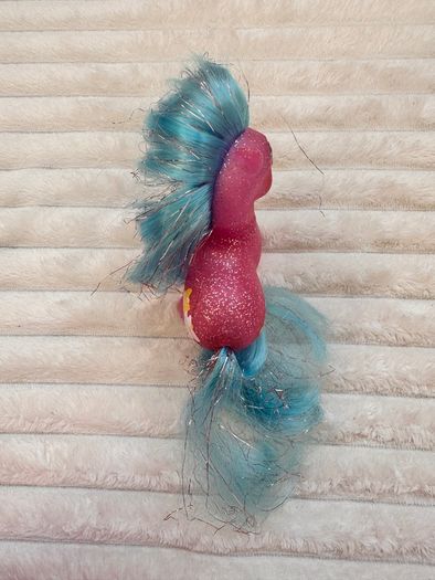 My Little Pony Star Dancer Sparkle Vintage 1987 Hasbro G1 MLP Pink Glitter approx. 12 cm. Used Please see photos