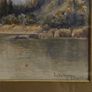 1911 Watercolour of Lake Verney - Signed Image 9