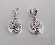 Tree of Life Charm - Pandora Style / Lobster Clasp