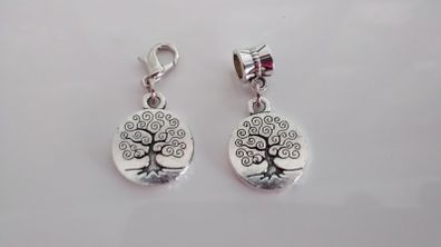 Tree of Life Charm - Pandora Style / Lobster Clasp