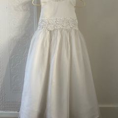 Ivory girls flower dress age 3 years