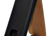 Leather Flip Case Black Inner Brown For SAMSUNG GALAXY S2 S-II i9100 Mobile Phone