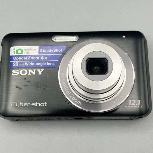 Sony DSC-W310 12.1MP Digital Camera Black - Full Kit
