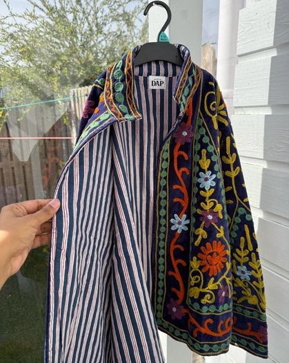 Velvet Embroidered Suzani Jacket