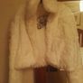 Cream Fake Fur Jacket Image 2