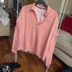 Nike quarter zip running top size L