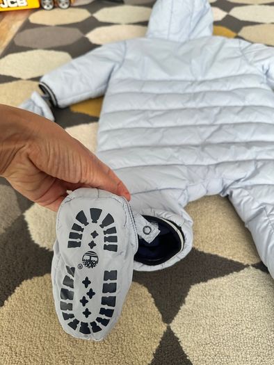 Timberland Baby Snowsuit Light blue