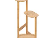 3-Tier Bamboo Plant Stands Indoor, Plant Stand Holder, Corner Plant Shelf, Plant Display Rack for Corner Balcony and Bedroom