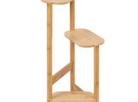 main image for ad 3-Tier Bamboo Plant Stands Indoor, Plant Stand Holder, Corner Plant Shelf, Plant Display Rack for Corner Balcony and Bedroom