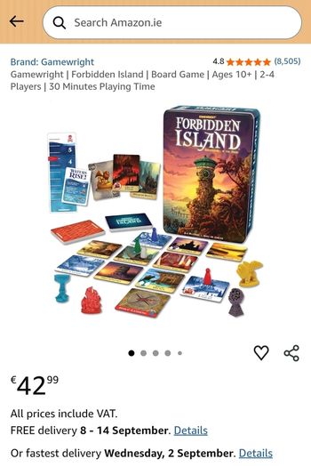 Board Games | Forbidden Island + Forbidden Desert
