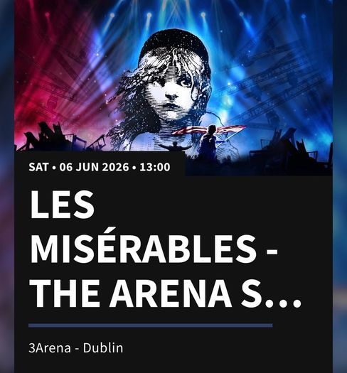 2 Les Miserables Maintee tickets