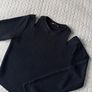 Zara Black Long Sleeve Top Size M (Fits XS) Image 2