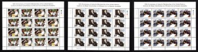 2005 Ireland 50th Anniversary of the Ireland's Membership of the UN Commemorative Stamp Sheetlet Plate 1A1A1A1A Mint Never Hinged (MNH).