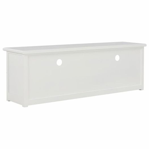 TV Cabinet White 120x30x40 cm Wood