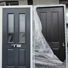 PVC composite doors