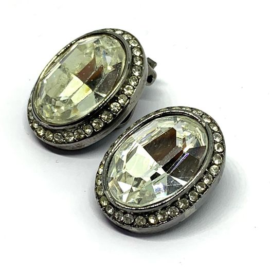 Vintage Jewelled Costume Earrings