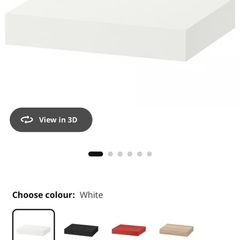 4 Ikea Lack Wall Shelves