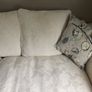Large loose cover cream Couch Image 2
