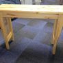Handmade Solid Wood Console Table    Natural Finish Image 3