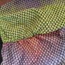 Tie Dye Honeycomb Textured Ruched Bum Leggings, size 10 Image 5