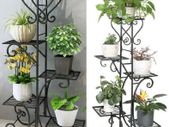 BRAND NEW 5 Tiered Tall Plant Stand Indoor Iron Planter Shelf Rack