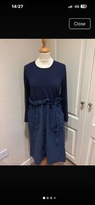 Cos style dual fabric dress size 10