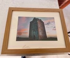 Framed Original print Lackeen Castle