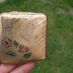 Vintage Powder Compact 2,6"