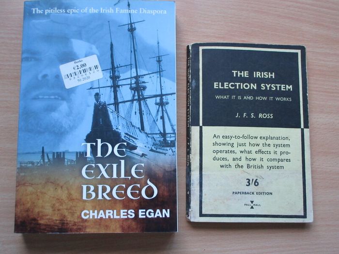 Bulk Lot Collection of 34 Assorted Irish Interest, History - People Places & Events, and Classic Books