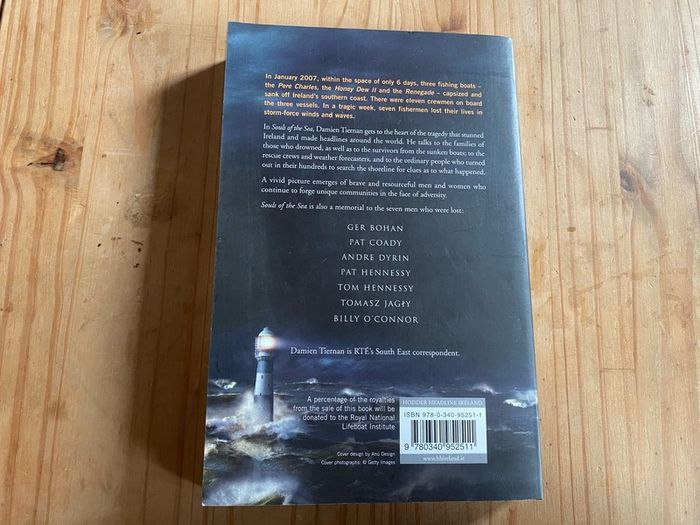 Souls Of The Sea SIGNED Damien Tiernan Autograph