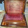 Antique 19th Century Victorian Mahogany Campaign Writing Slope Image 8