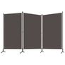3-Panel Room Divider Anthracite 260x180 cm Image 2